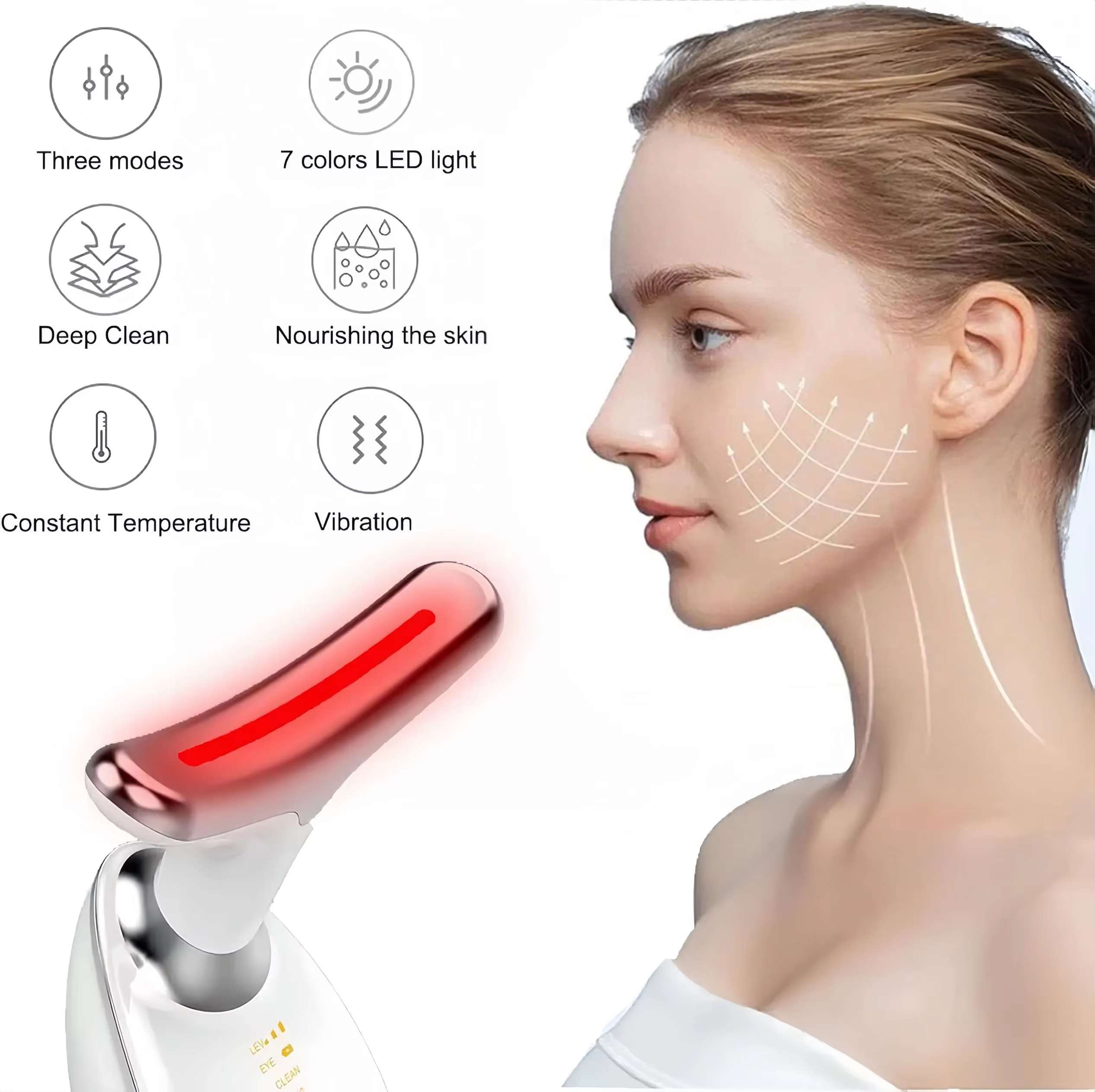 Arovelle™ LumiGlow LED Facial Sculptor